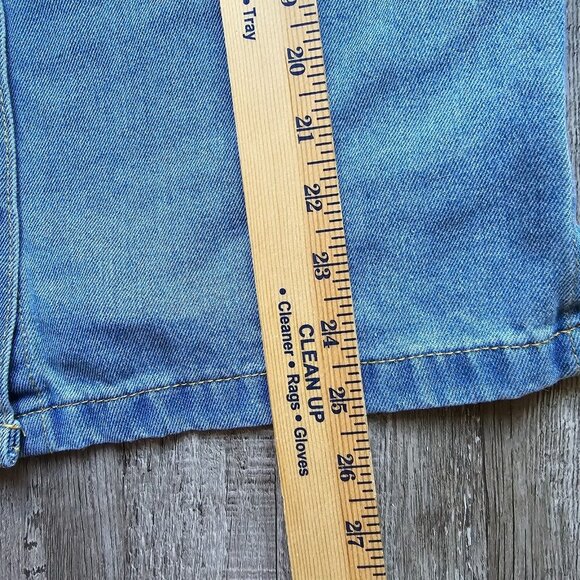 JouJou Jean Jacket Womens Size Extra Large Denim Button Front Pockets Faded Blue - Picture 11 of 16